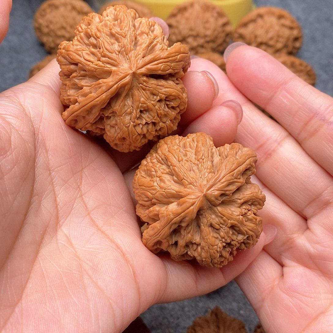 文玩核桃把件精品大粗筋48全品