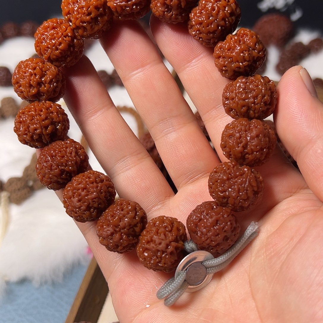 金刚菩提手串蜂窝六瓣超头19