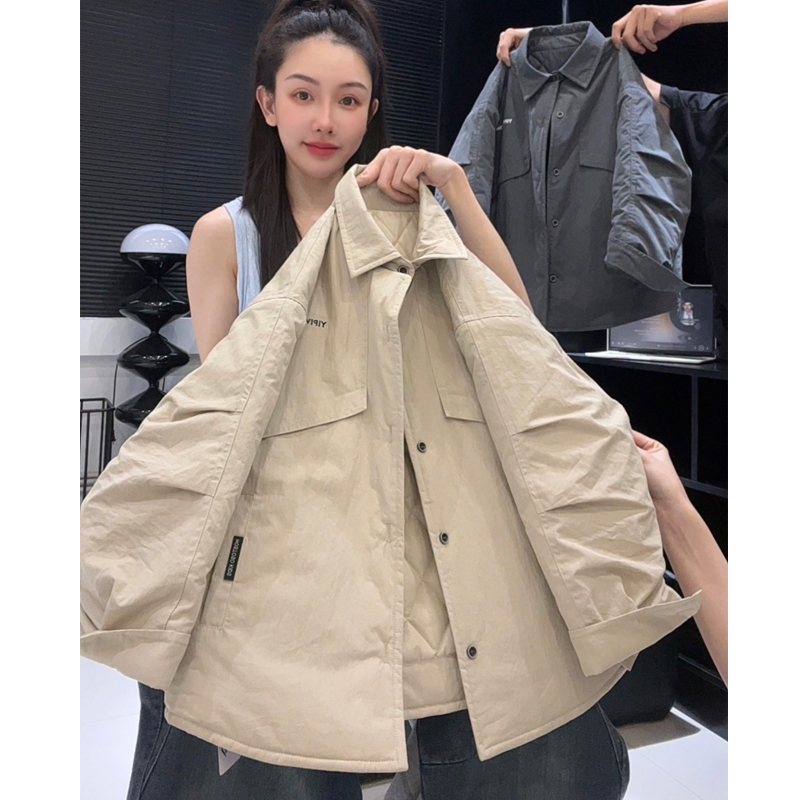 男童冬季加厚棉衣休闲新款保暖中大童冬装翻领棉服外套MT68206-YT