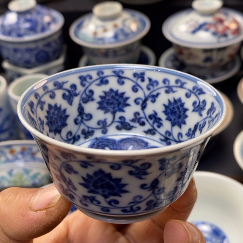 【闪购商品】景德镇青花主人杯