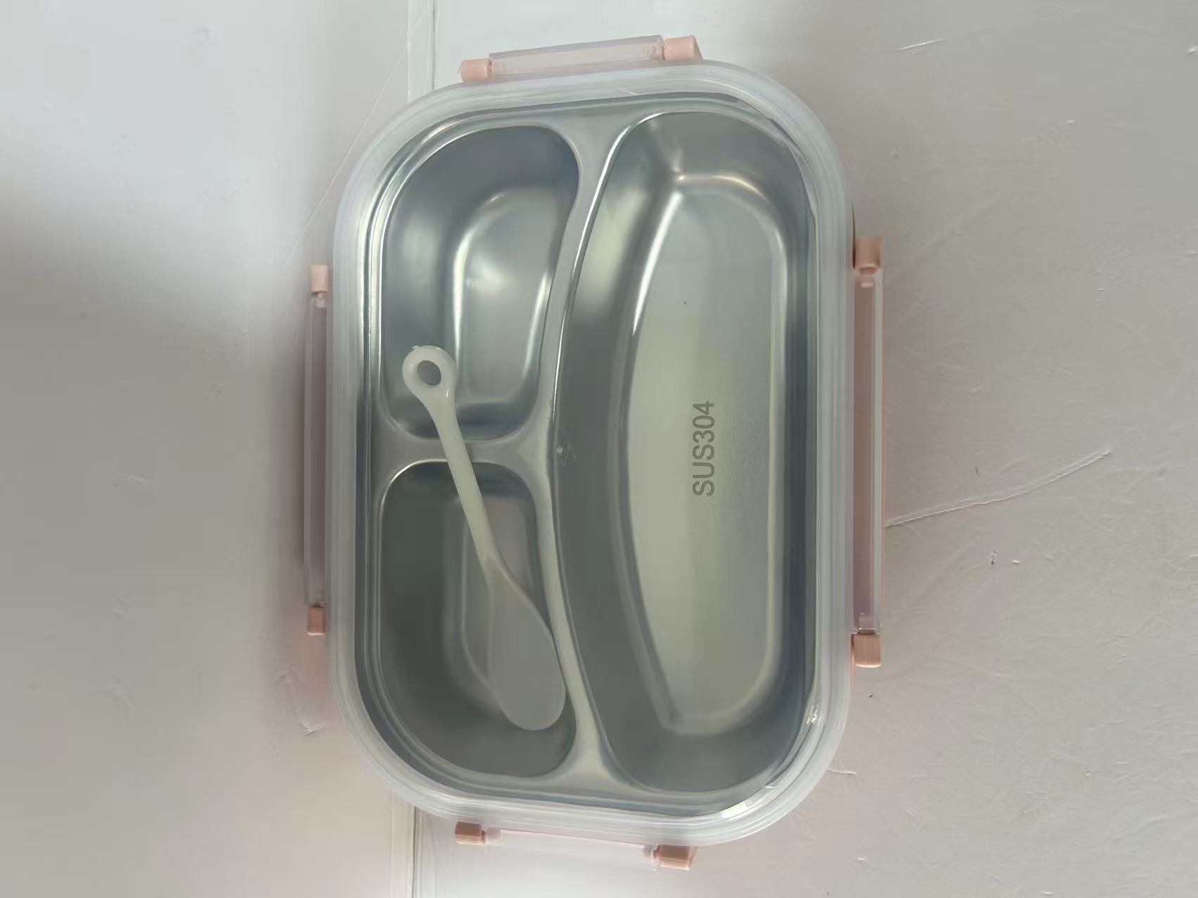 （新疆包邮）便携三格便当盒