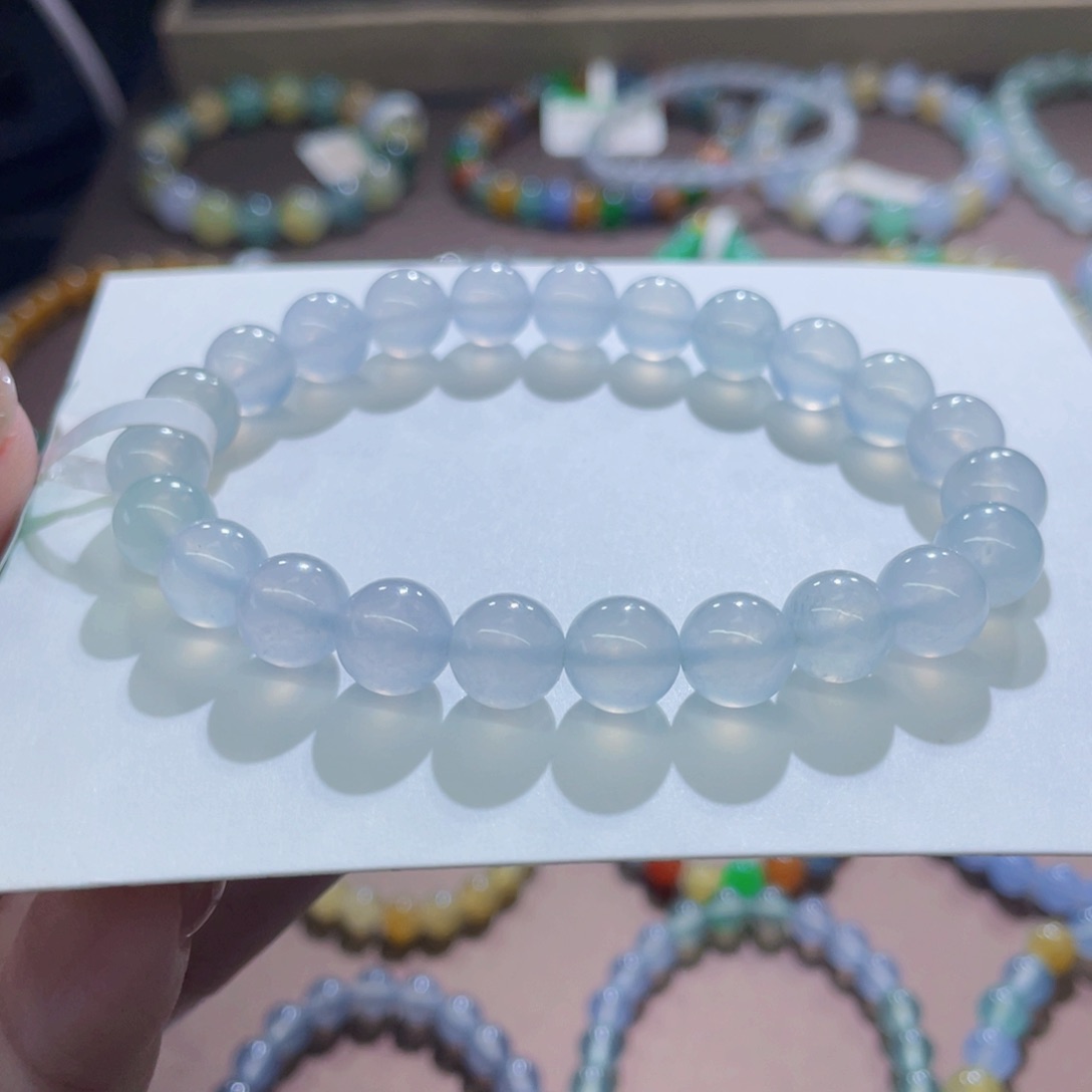 未镶嵌手链翡翠高冰胶卡8.3