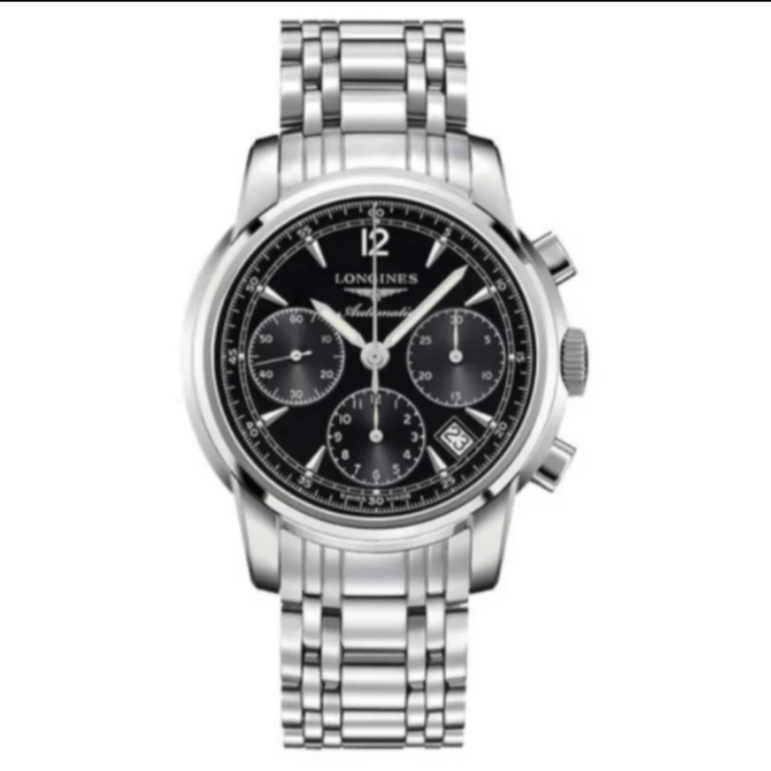 99新 Longines/浪琴 99新索伊米亚752机械男士腕表表径41毫米
