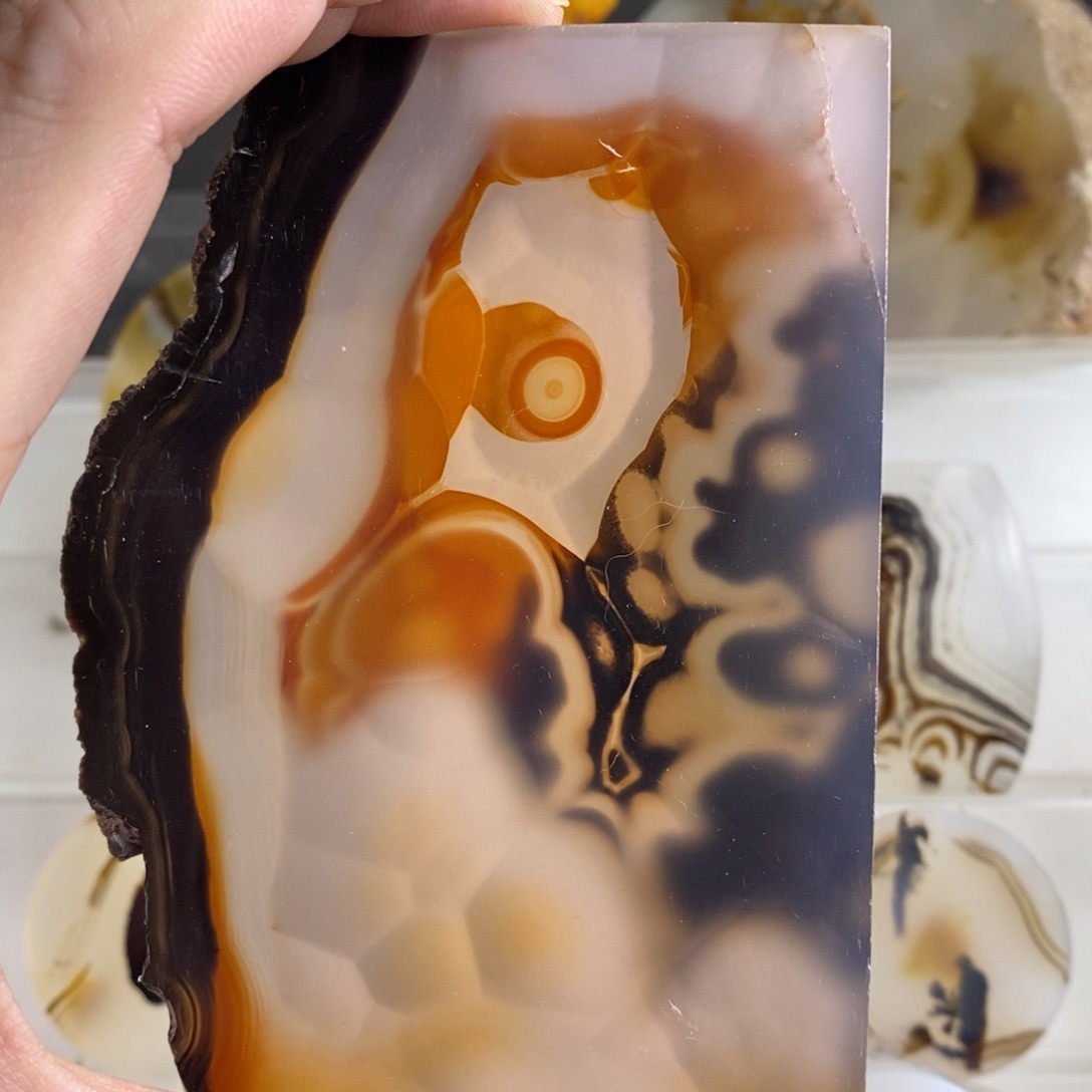 玛瑙/玉髓吊坠未镶嵌