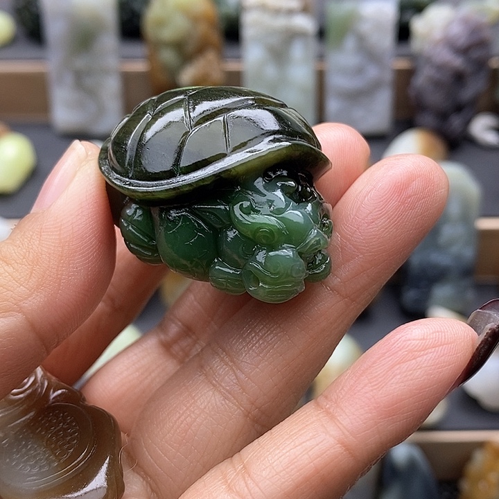 颈饰未镶嵌和田玉（糖玉）浪*@