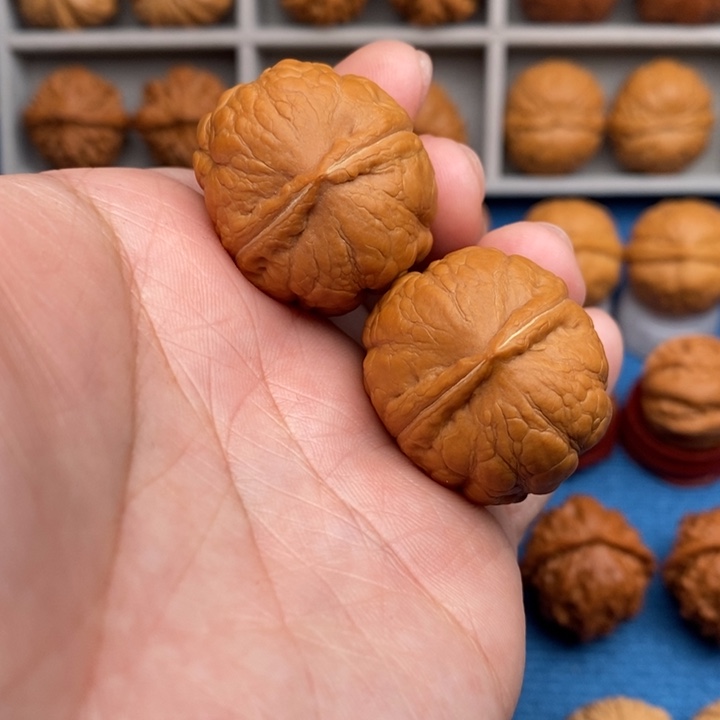 把件文玩核桃龟甲纹