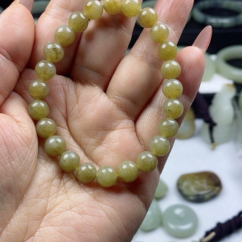 【闪购商品】和田玉（糖玉）手链未镶嵌