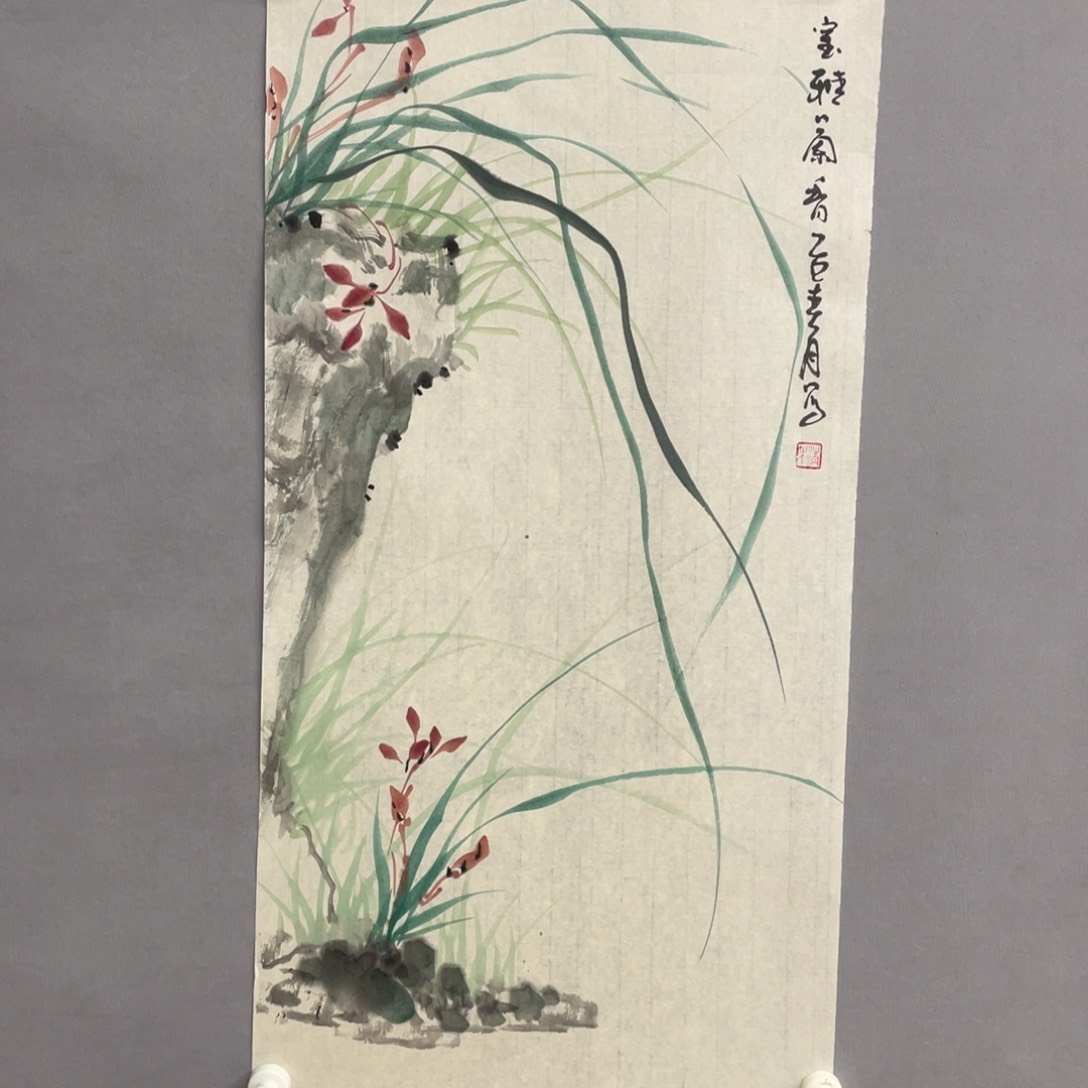 国画艺术家真人手绘