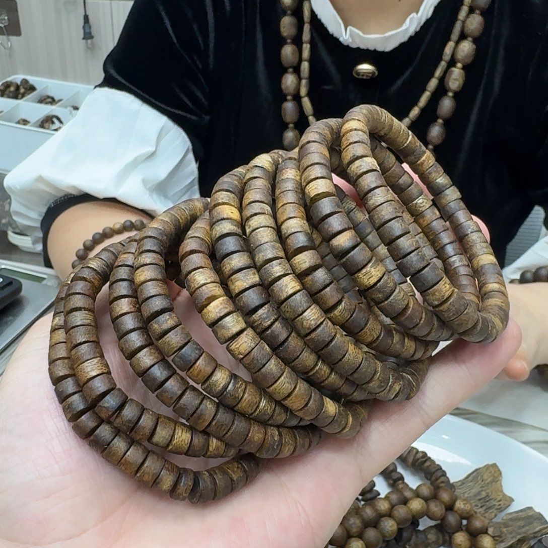 沉香沉香碎屑张勺子算盘珠 7-m 多样性发一