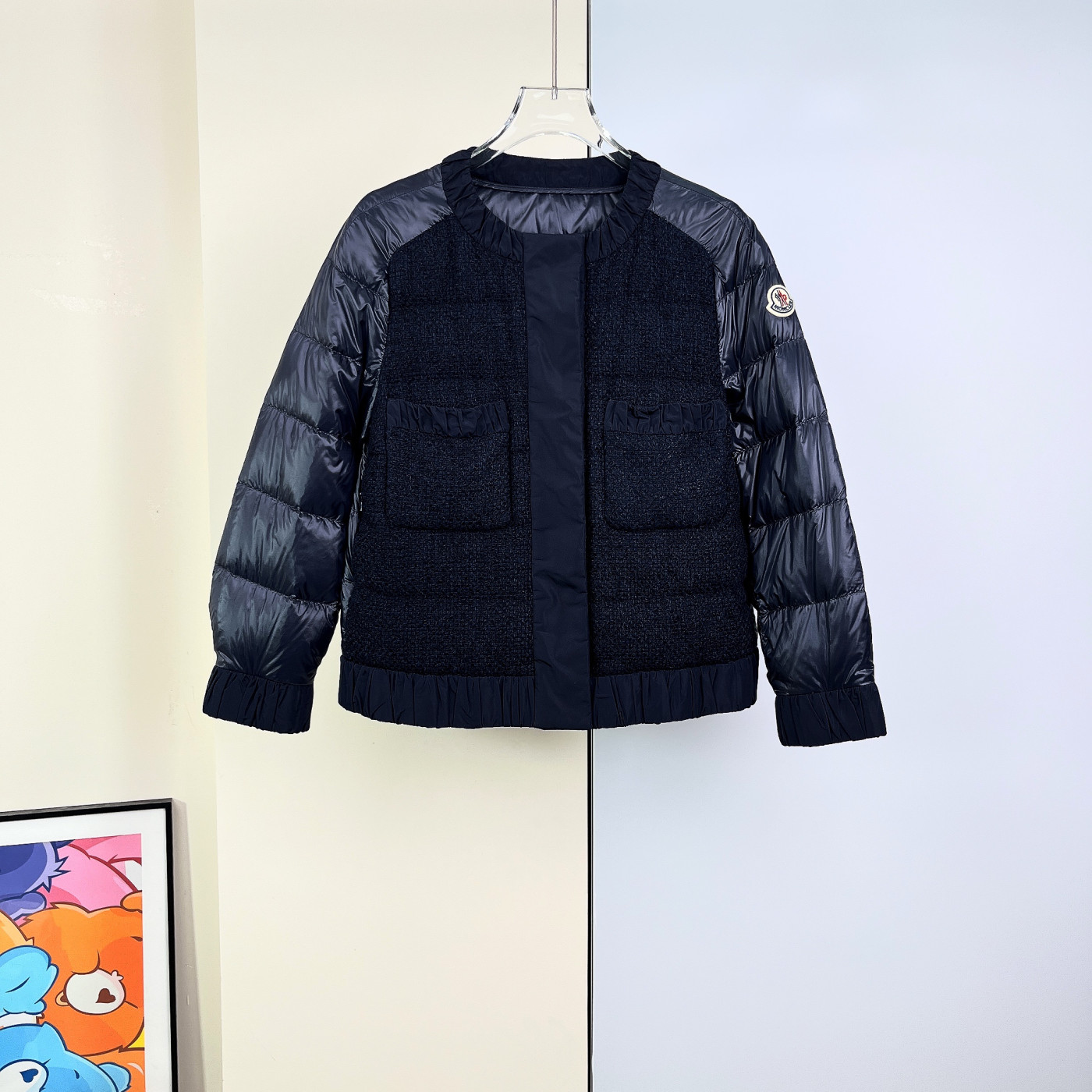 99新 MONCLER 拼接羽绒服/1码/Xspk033