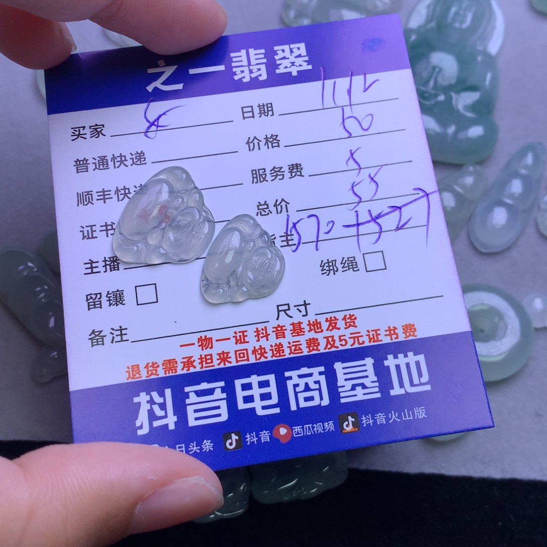 颈饰未镶嵌翡翠女****O