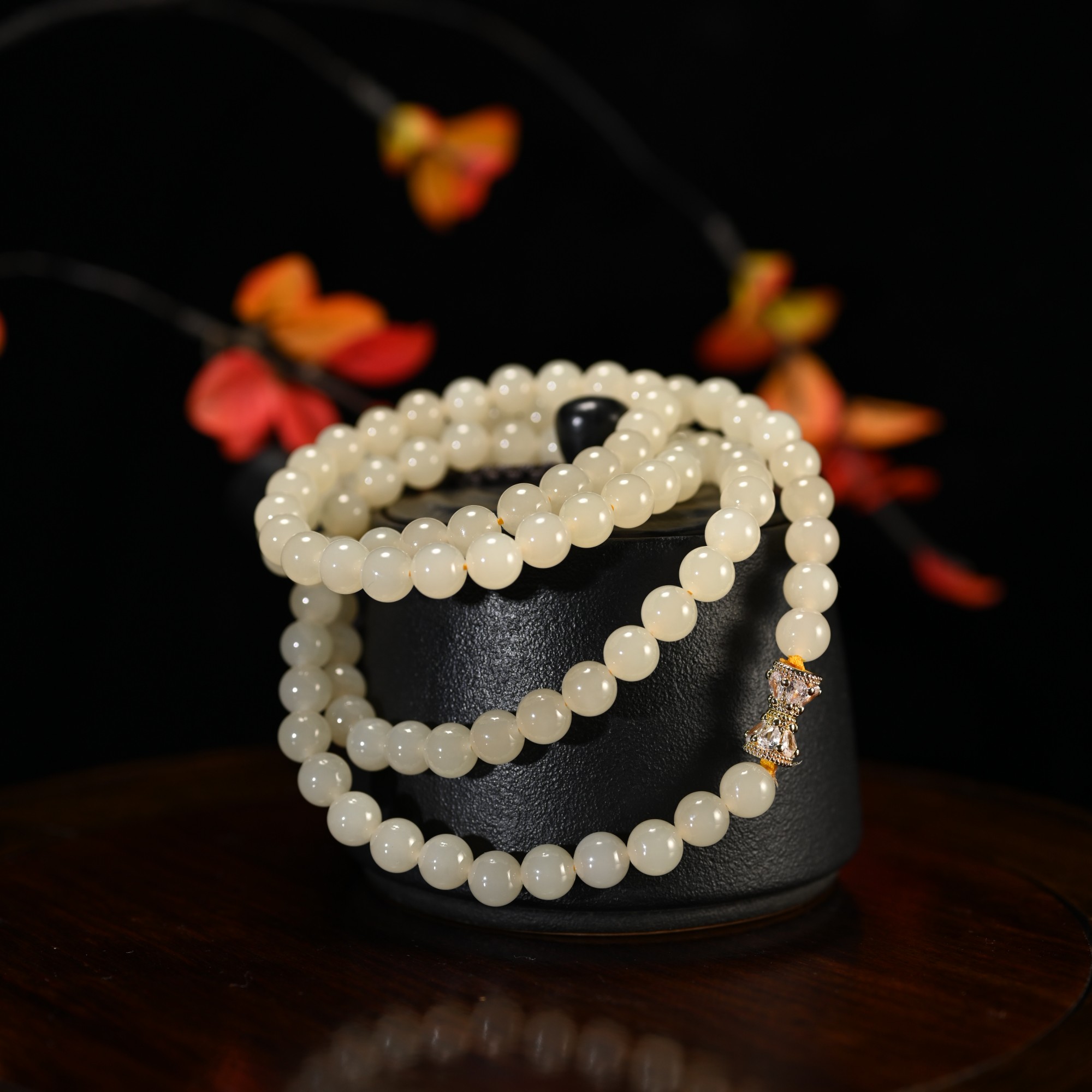 Lot8820 25YU108400和田玉晴水项链/匡时