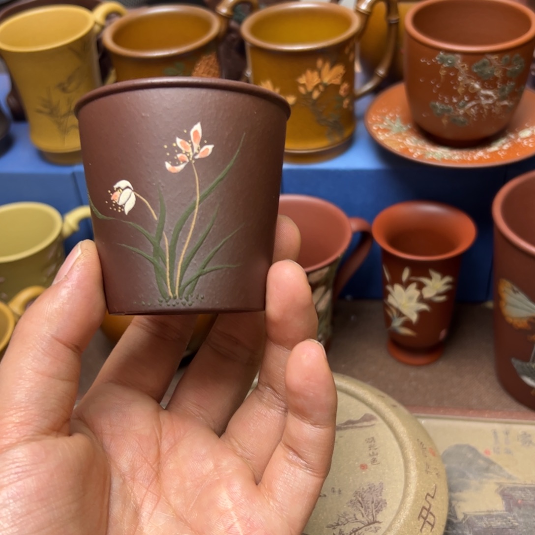 紫砂茶杯紫砂主人杯100cc