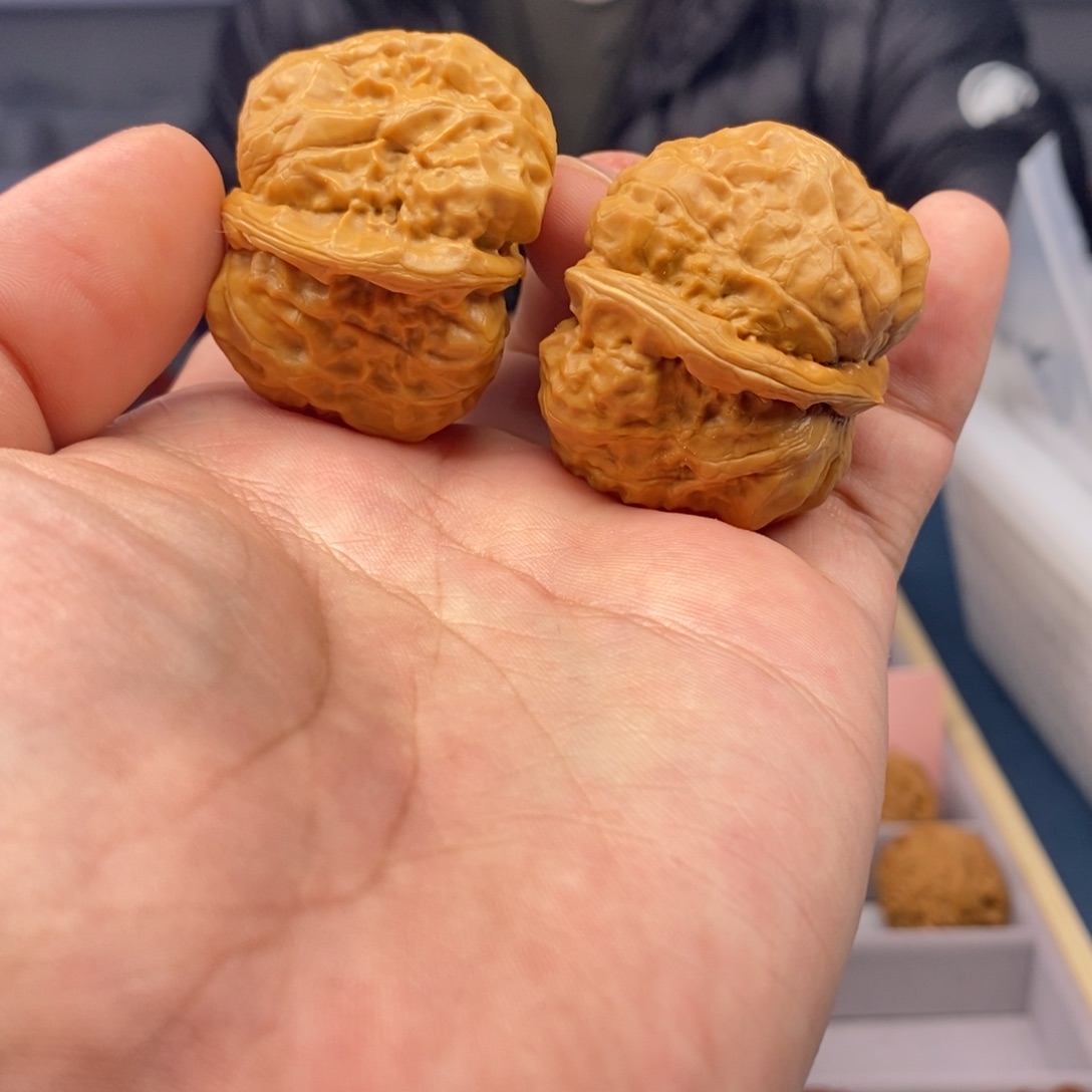 把件文玩核桃微修蛤蟆头40mm