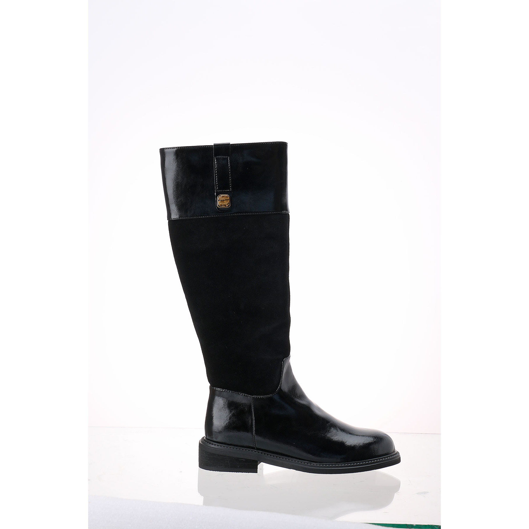 红蜻蜓女时尚靴牛皮-WTC424211B