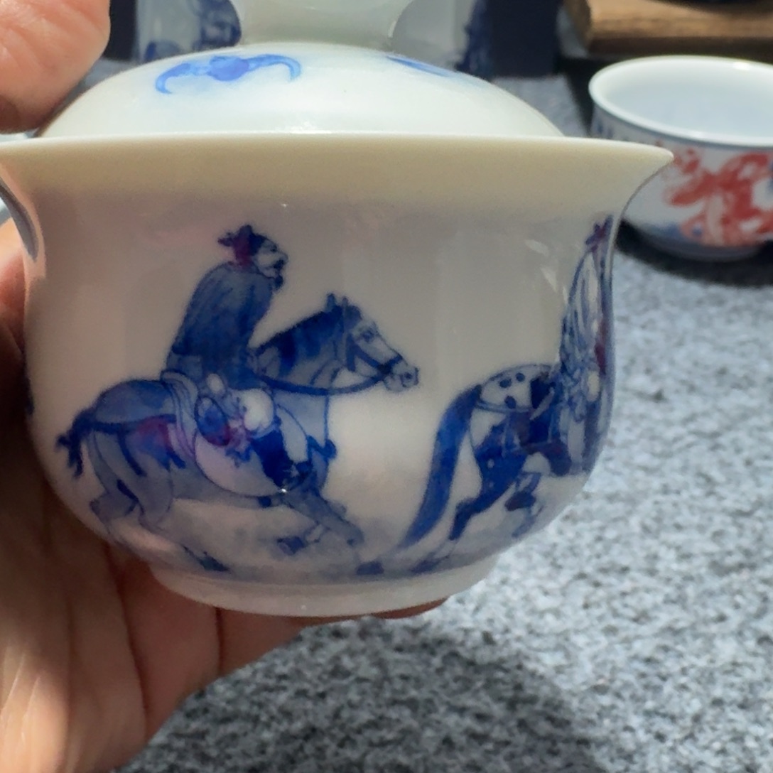 约***让现代景德镇陶瓷手绘茶具