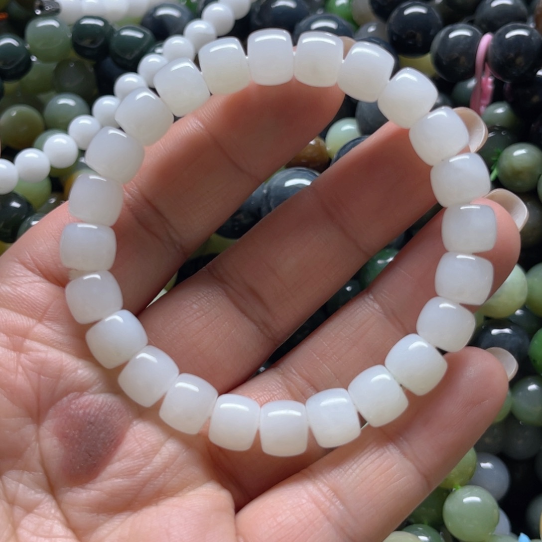 和田玉手链未镶嵌