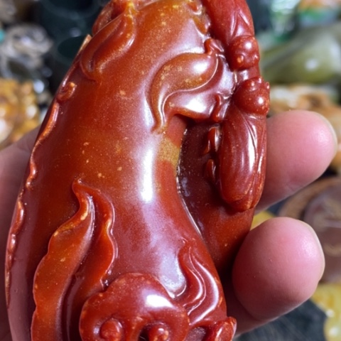 吊坠白玉菩提精品玉器