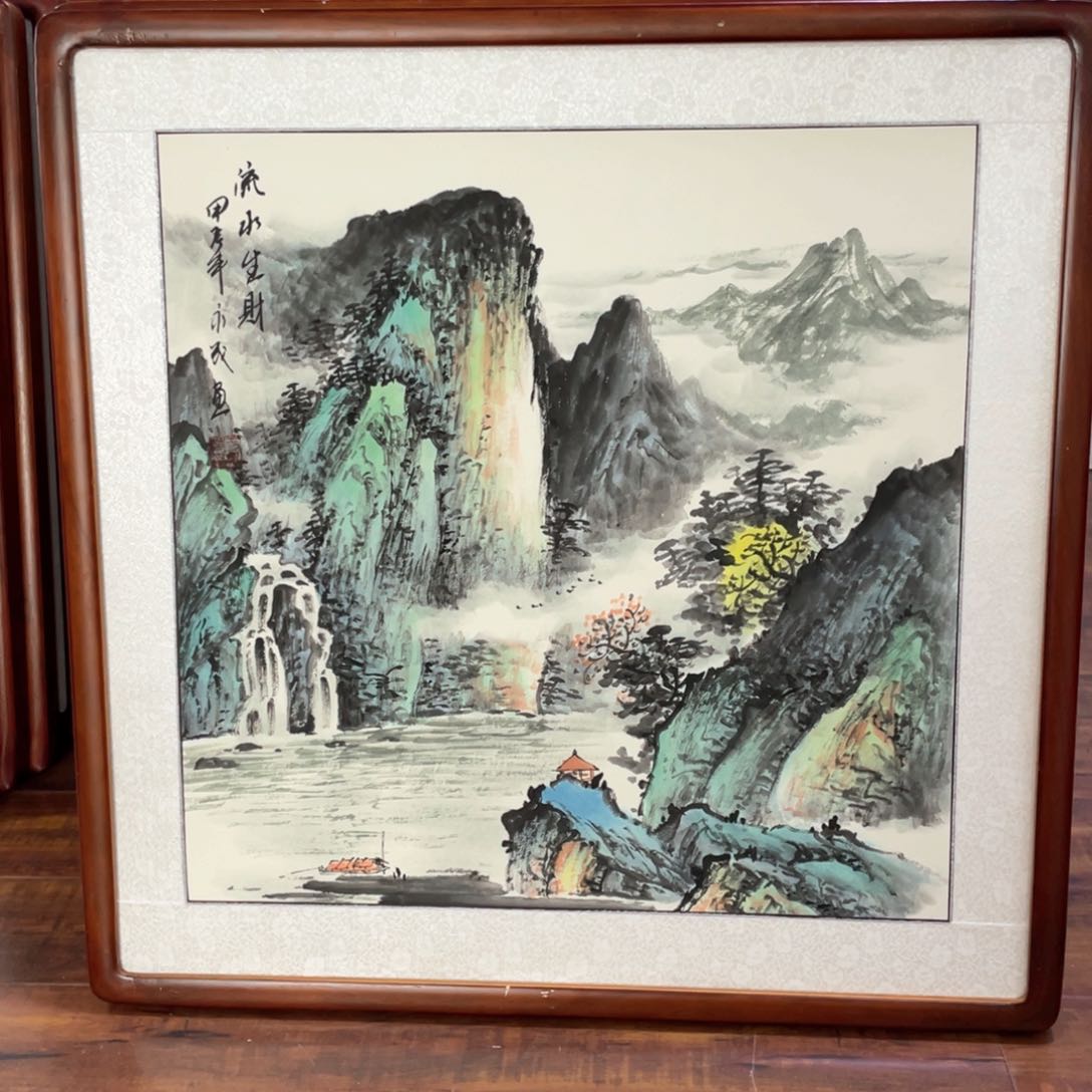 国画带框尺寸63*63厘米