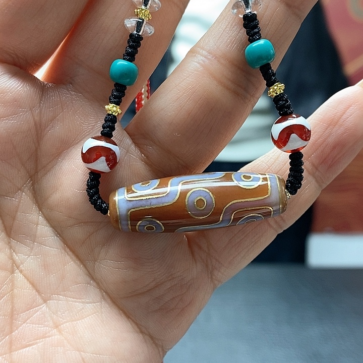 玛瑙/玉髓颈饰合金