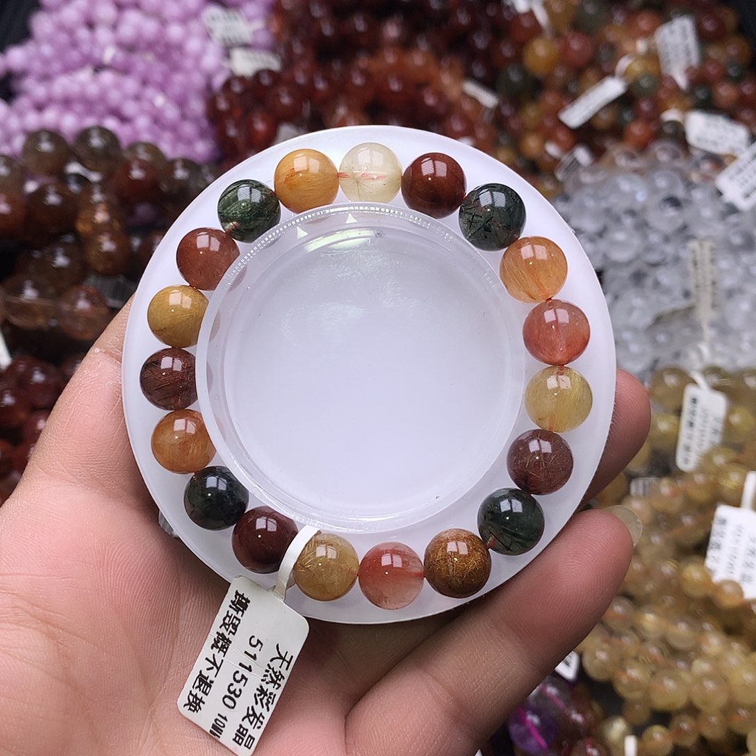 水晶未镶嵌手链，，