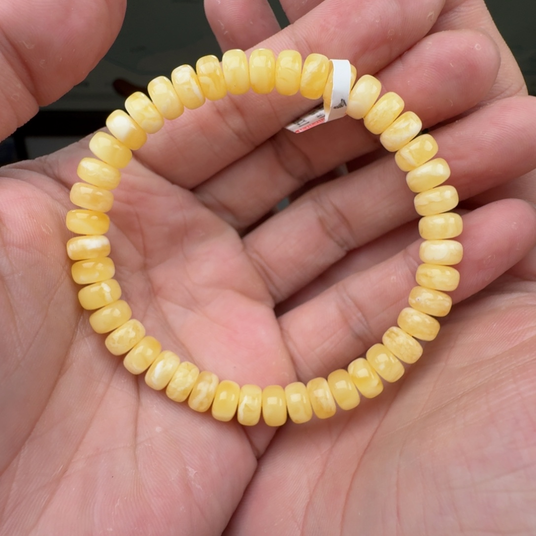 蜜蜡未镶嵌裸石蜜蜡手串