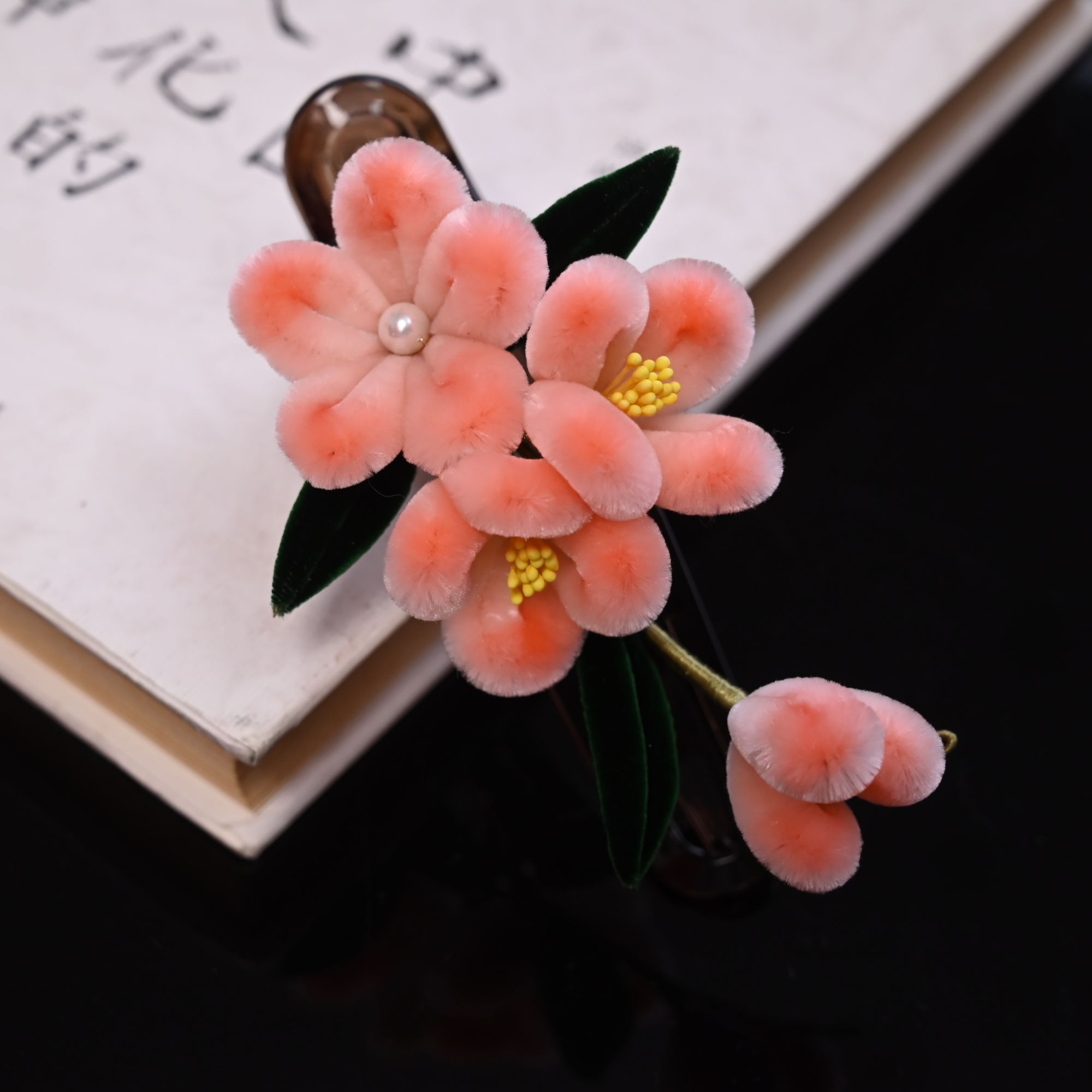 【粉胖绒】手工抓夹发饰抓夹懒人夹