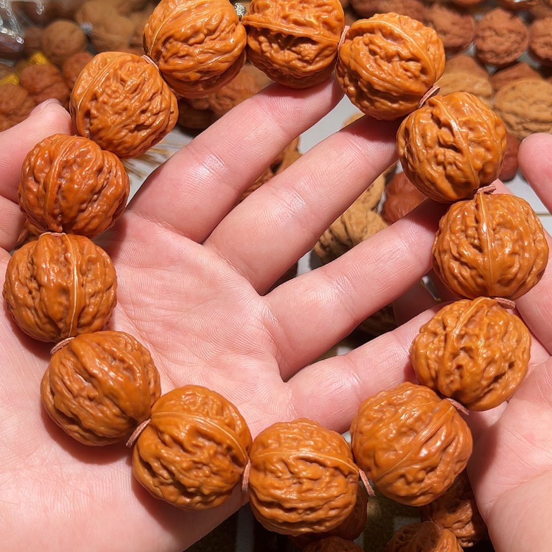 猴头核桃手串粗筋受训