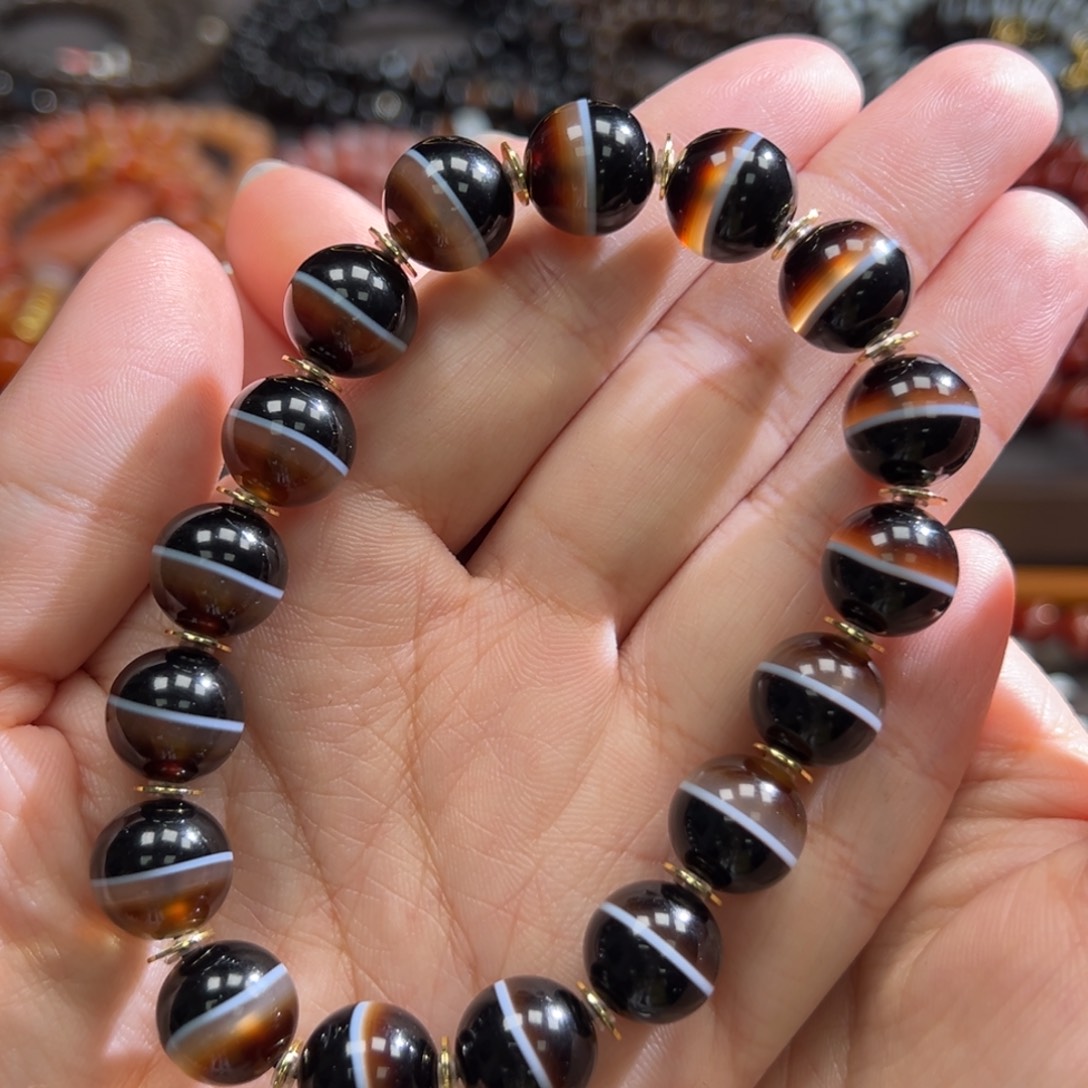 玛瑙/玉髓合金手链