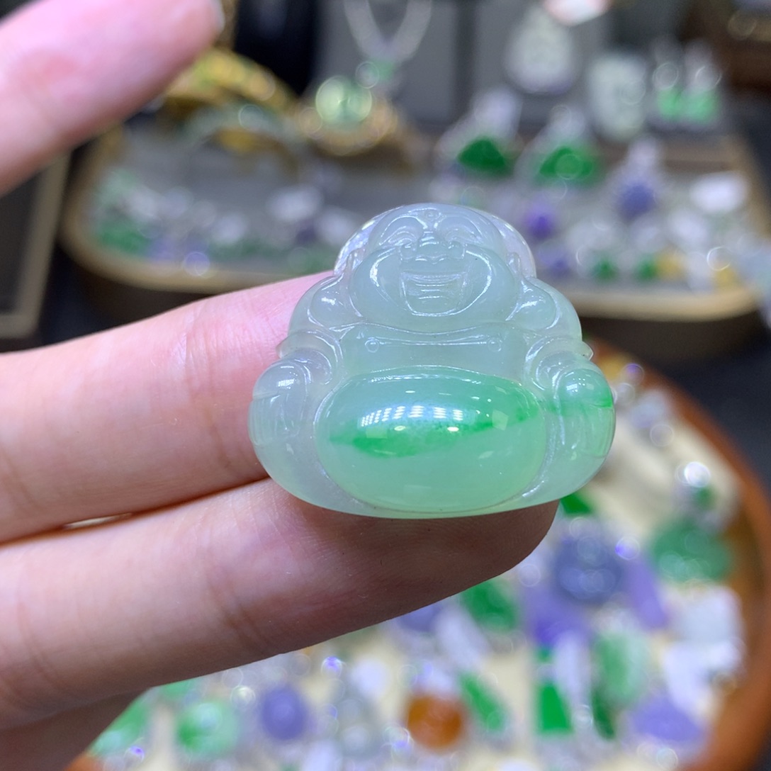 翡翠未镶嵌颈饰翡翠吊坠项链