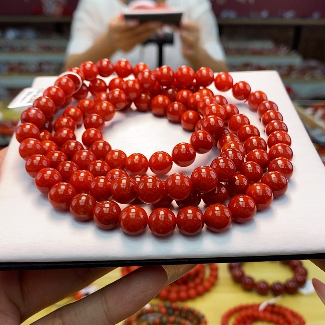 南红玛瑙8mm+多圈手串多样性发一未镶嵌
