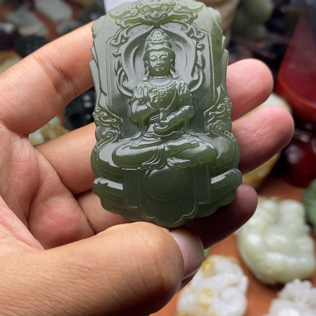 和田玉挂件未镶嵌