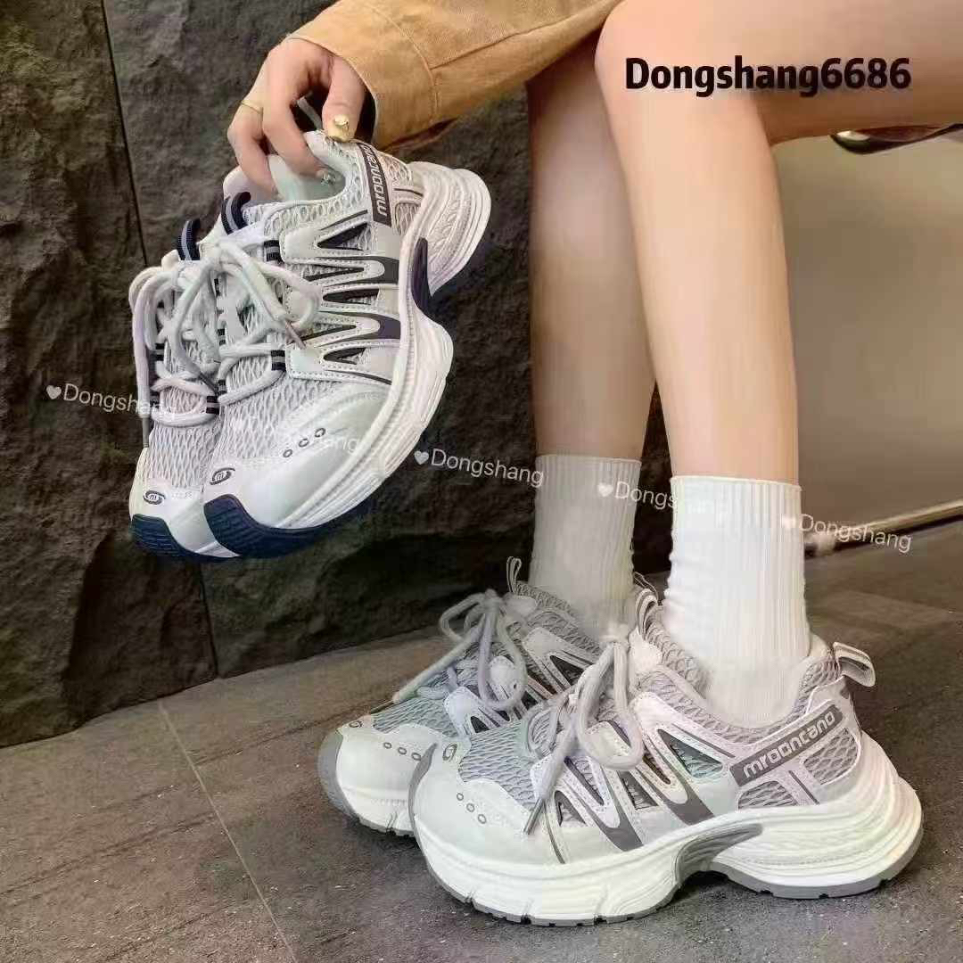 厚底老爹鞋女2025秋季新款百搭软底休闲透气时尚软底女鞋6686