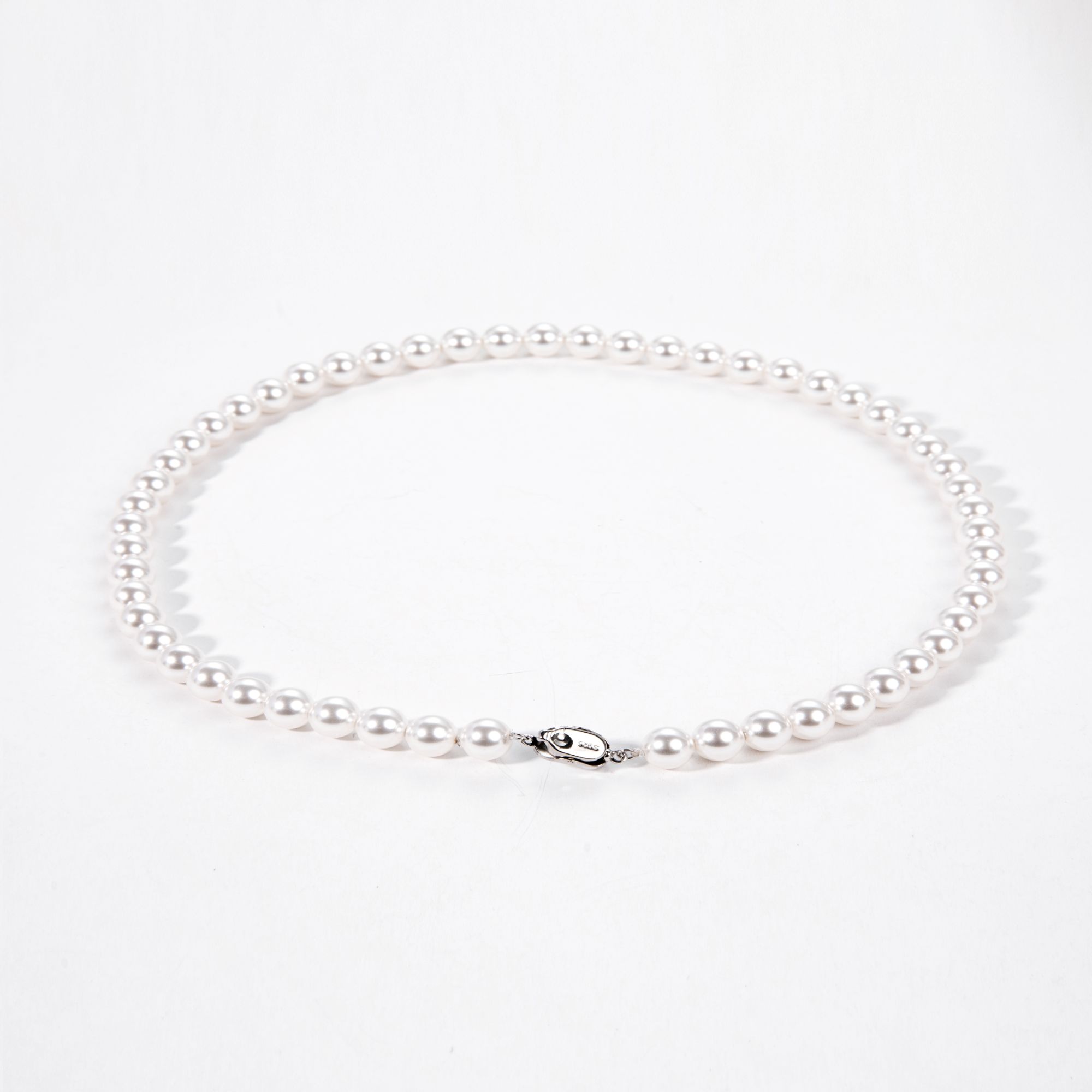 8-10mm天然正圆形白色轻奢百搭珠珠项链