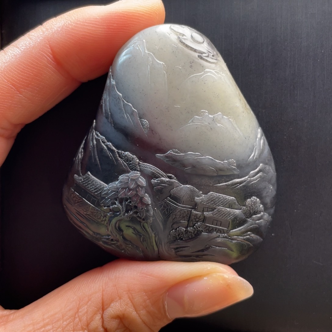 和田玉颈饰未镶嵌