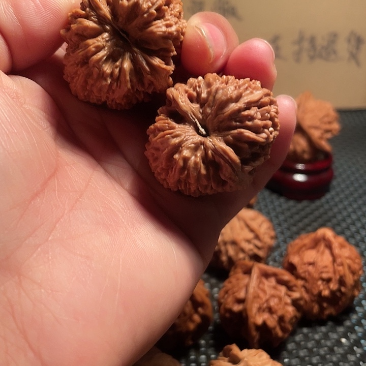 把件文玩核桃34mm大蒜头