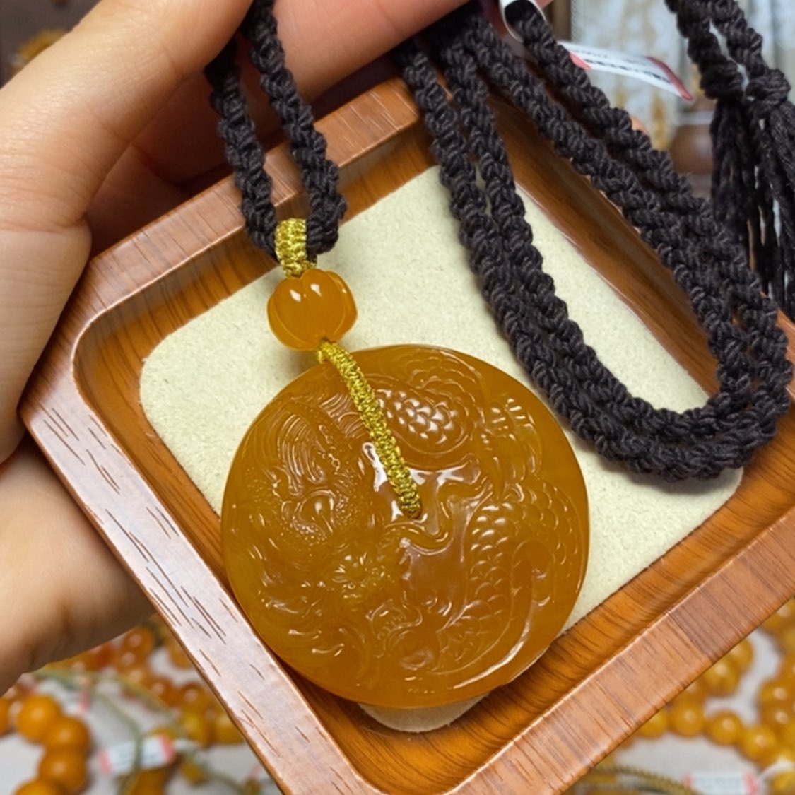 【闪购商品】蜜蜡颈饰未镶嵌项链定制