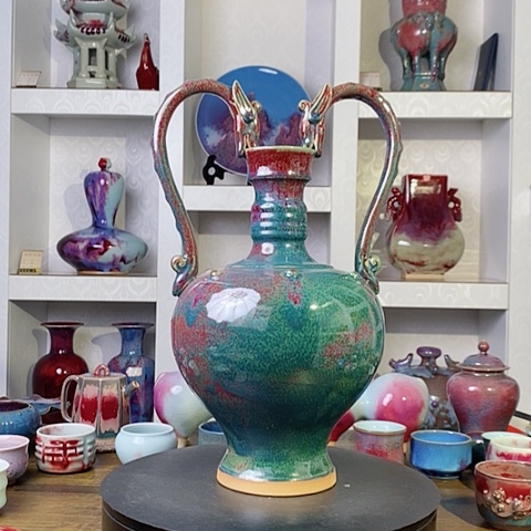 摆件禹州神后钧瓷原产地~