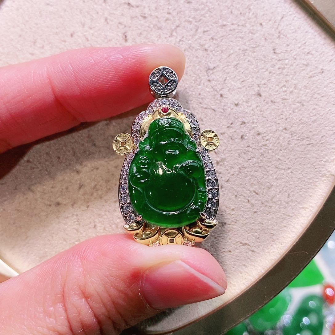 【闪购商品】翡翠挂件未镶嵌裸石