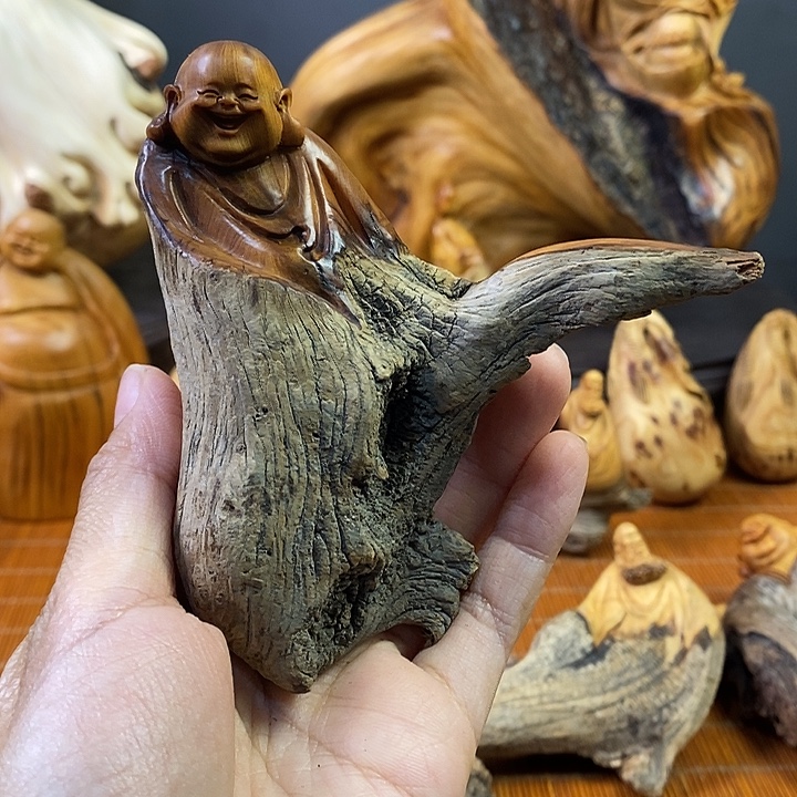 柏木（崖柏）黑油弥勒