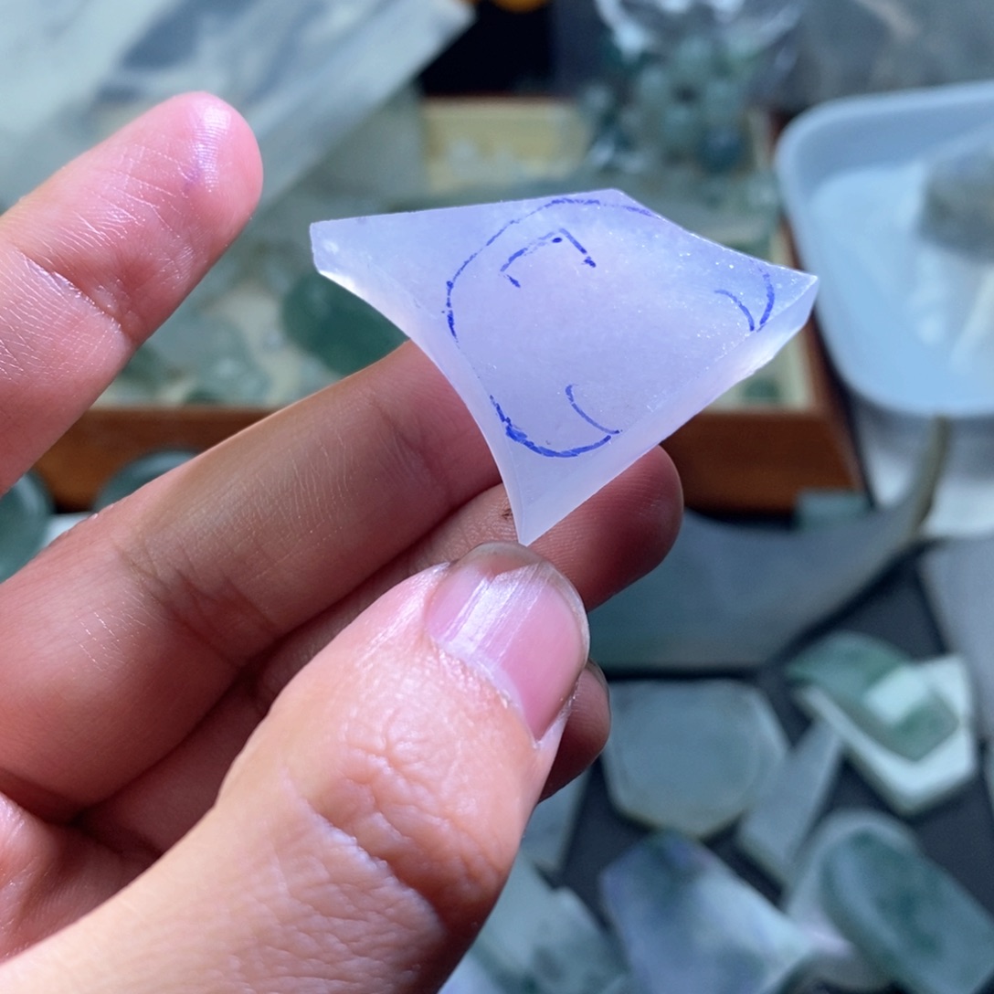 翡翠未镶嵌颈饰定制