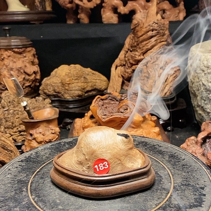 【闪购商品】183号荔枝木香炉工艺