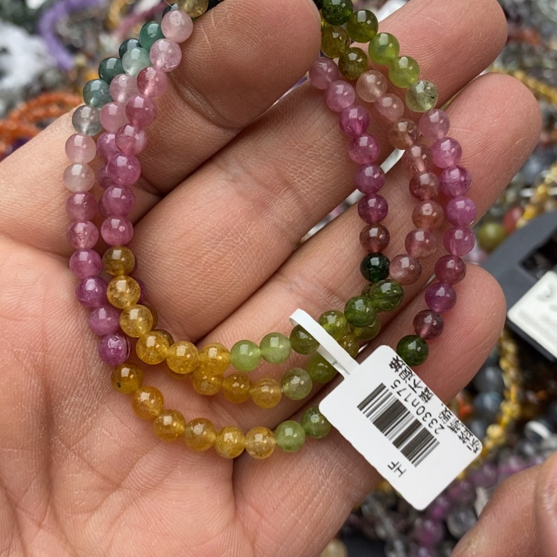 碧玺手链未镶嵌手链