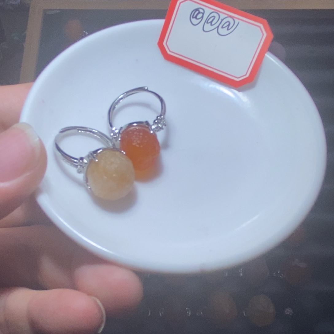 @***@玛瑙/玉髓合金戒指