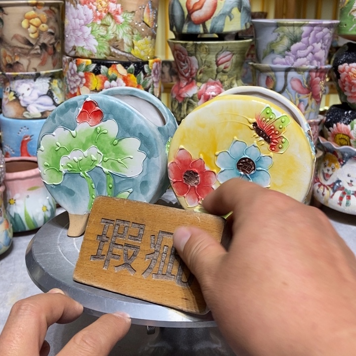 景德镇艺术手绘作品