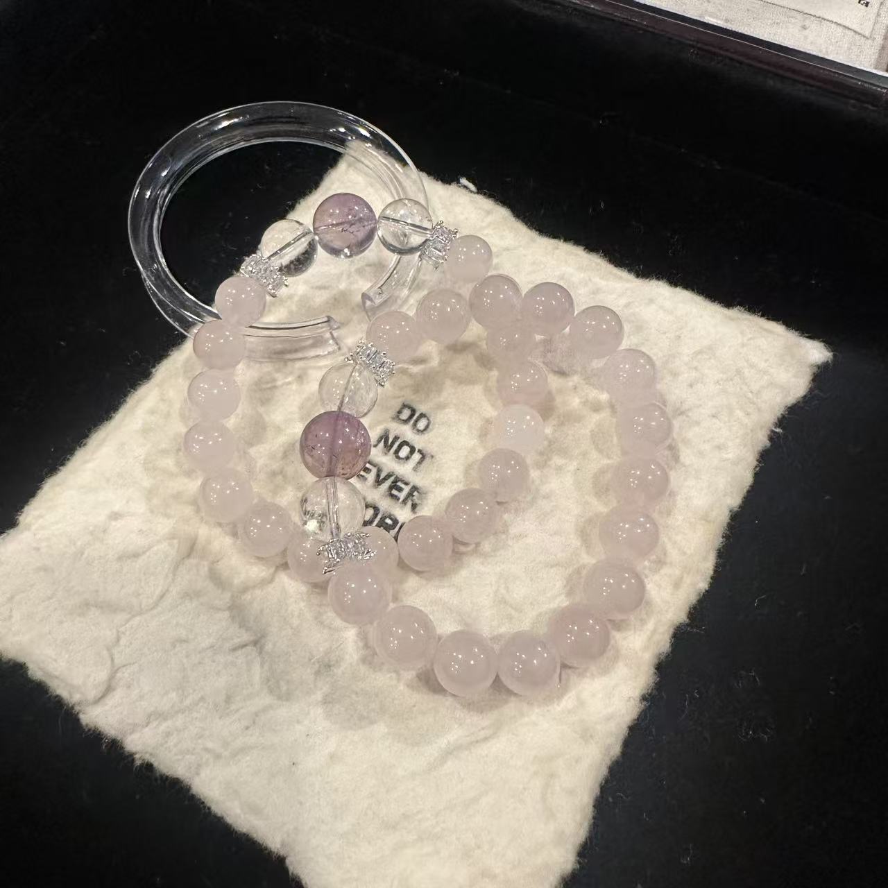 S997 9mm粉晶设计款手串 颜色微差 多样性发一