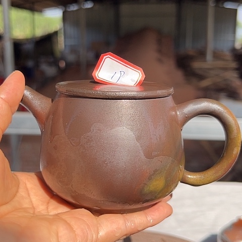 戬谷龙窑柴烧茶壶19