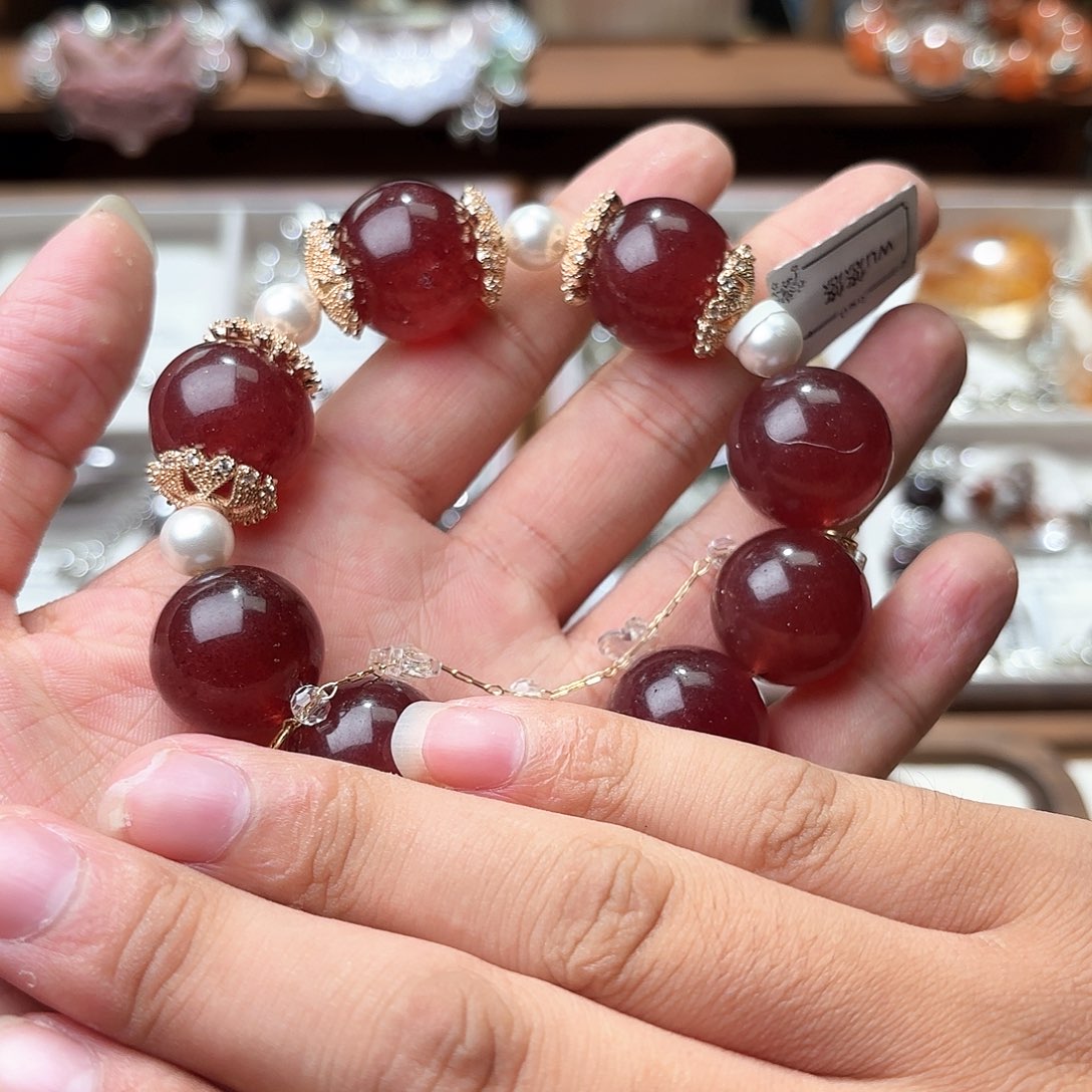 水晶手链合金C***a水晶