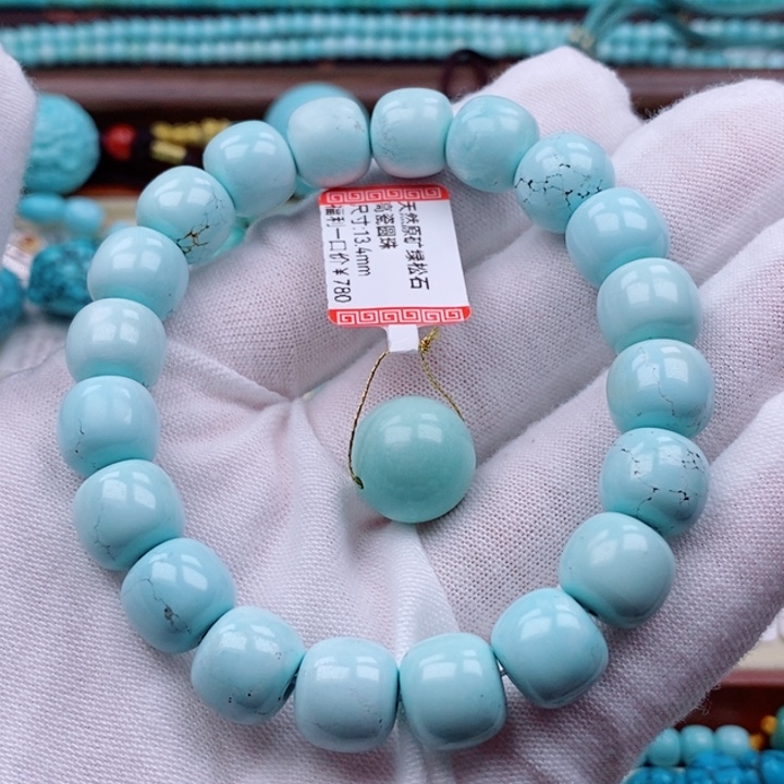 绿松石珠宝奇石未镶嵌第*天