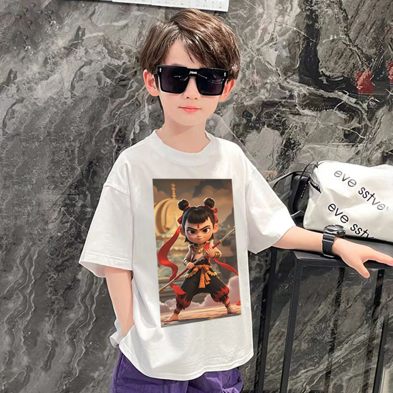 （火尖枪哪吒）亲子棉男女童体恤
